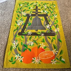 Home of the navel orange tea towel like new. Never used 16x24"